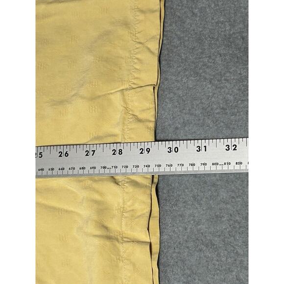 Tommy Bahama Shirt Mens Large Silk Yellow Hawaiian Button Up Short Sleeve - Picture 4 of 9